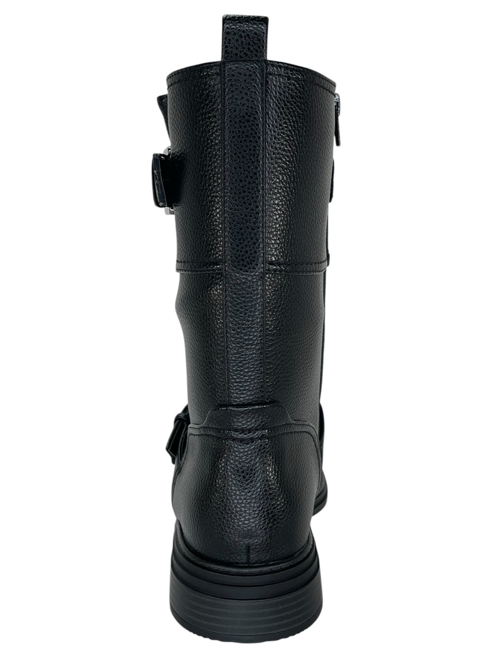 Naturalizer Latoya Black Pebbled Faux Leather Mid Calf Womens Boots Size 9W - Picture 5 of 12